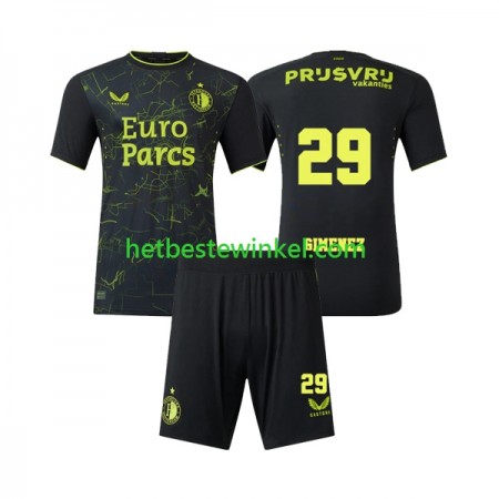 Feyenoord Rotterdam Santiago Gimenez 29 Voetbalshirts Kind Vierde 2023-24